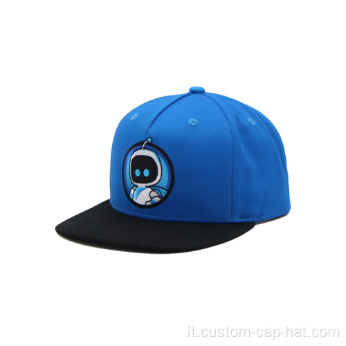 Cappello a snapback da 5 pannelli da ricamo